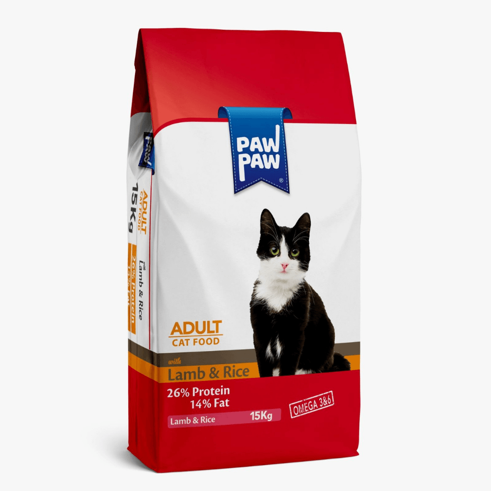 Paw Paw Kuzulu ve Pirinçli Yetişkin Kedi Maması 15 Kg