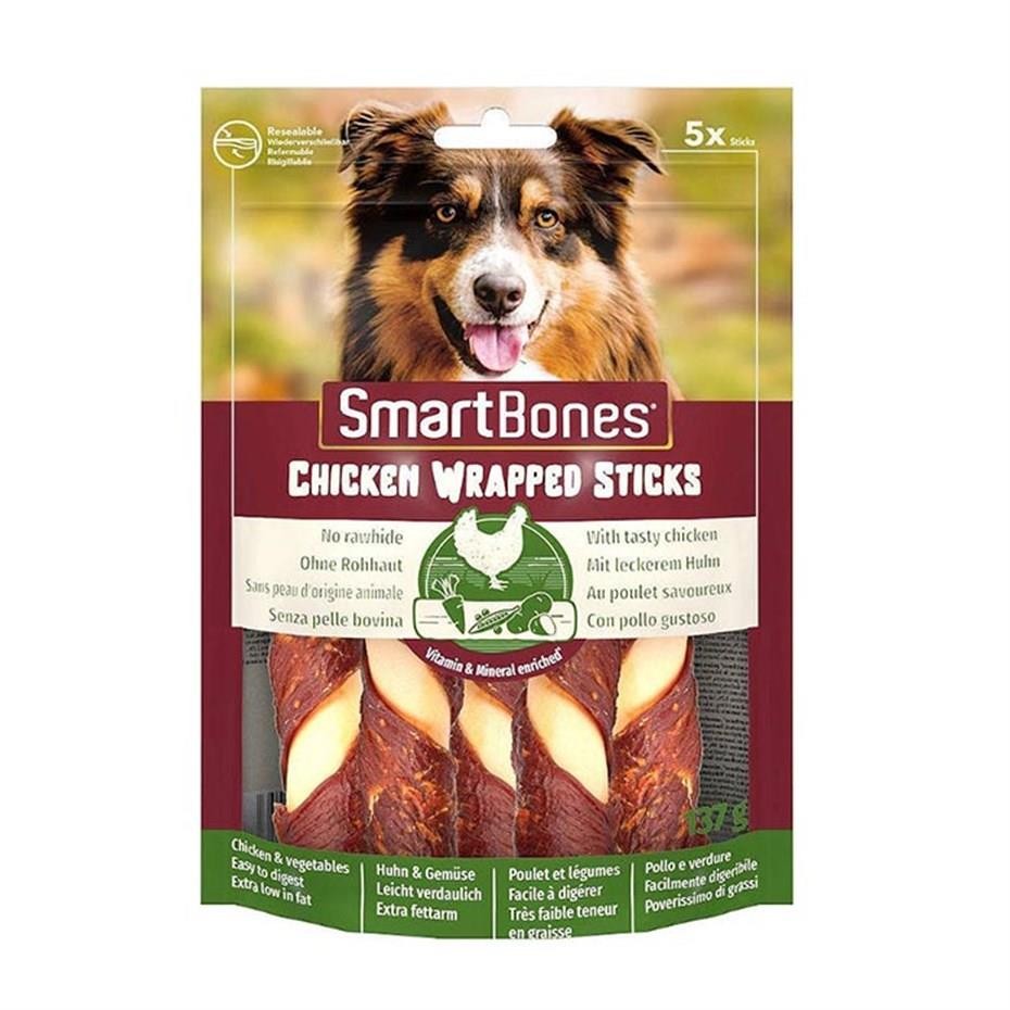 Smart Bones Tavuk Sargılı Stick Köpek Ödülü M 137 Gr (5 Adet)