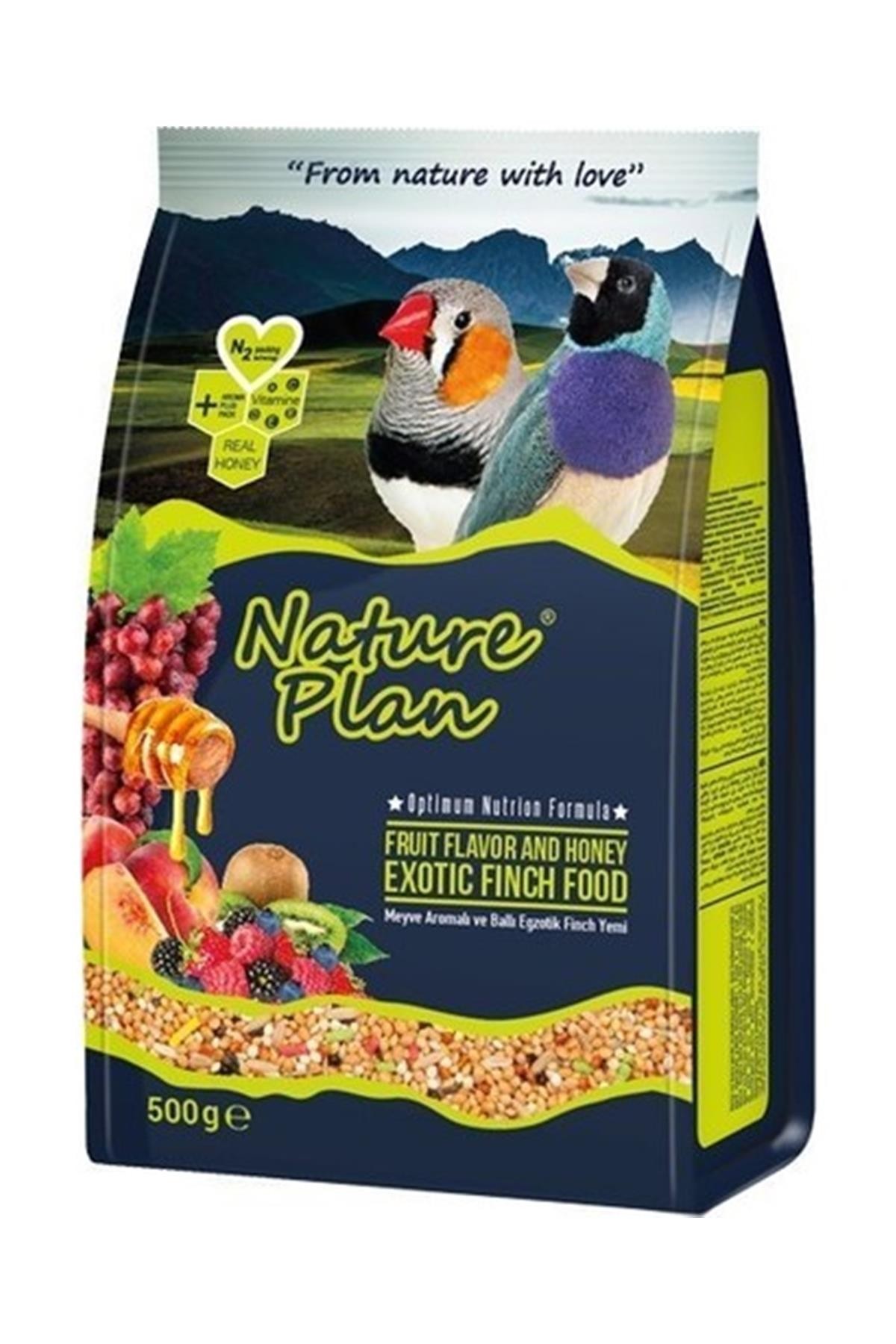 Nature Plan Meyve Aromalı Ve Ballı Egzotik Finch Yemi 500 Gr