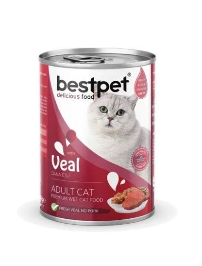 Bestpet Dana Etli Yetişkin Kedi Konservesi 400 Gr