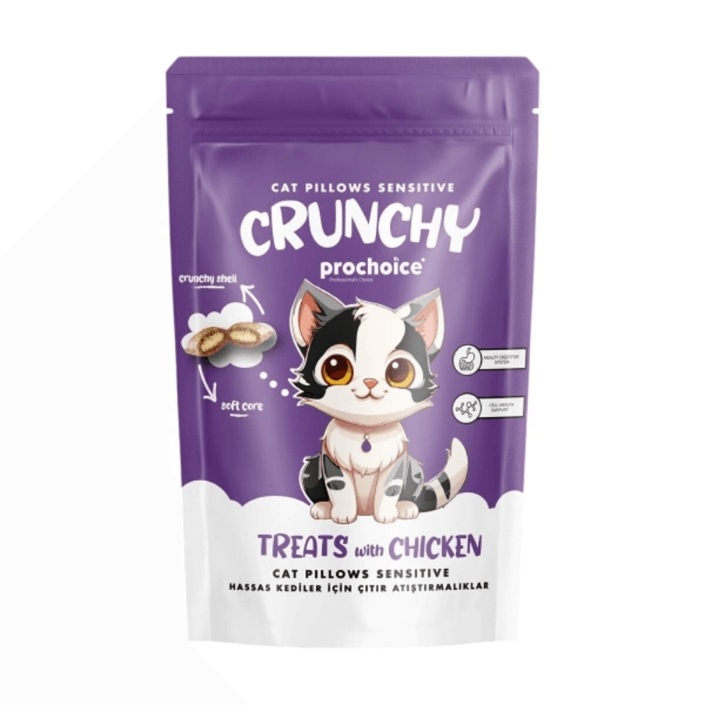 ProChoice Crunchy Sensitive Hassas Kediler İçin Tavuklu Kedi Ödülü 60 Gr