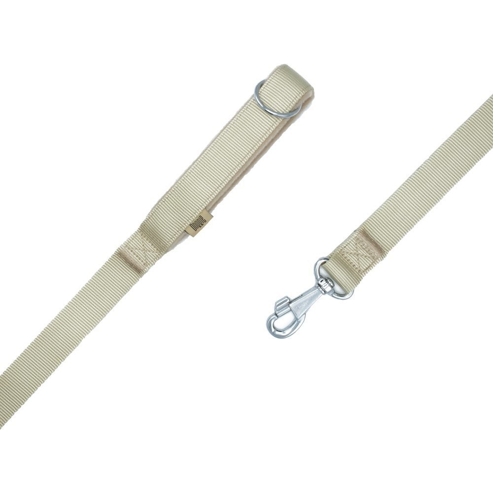 Doggie Polar Dokumadan El Yapımı Köpek Gezdirme Kayışı 2.5x120 Cm K.Haki