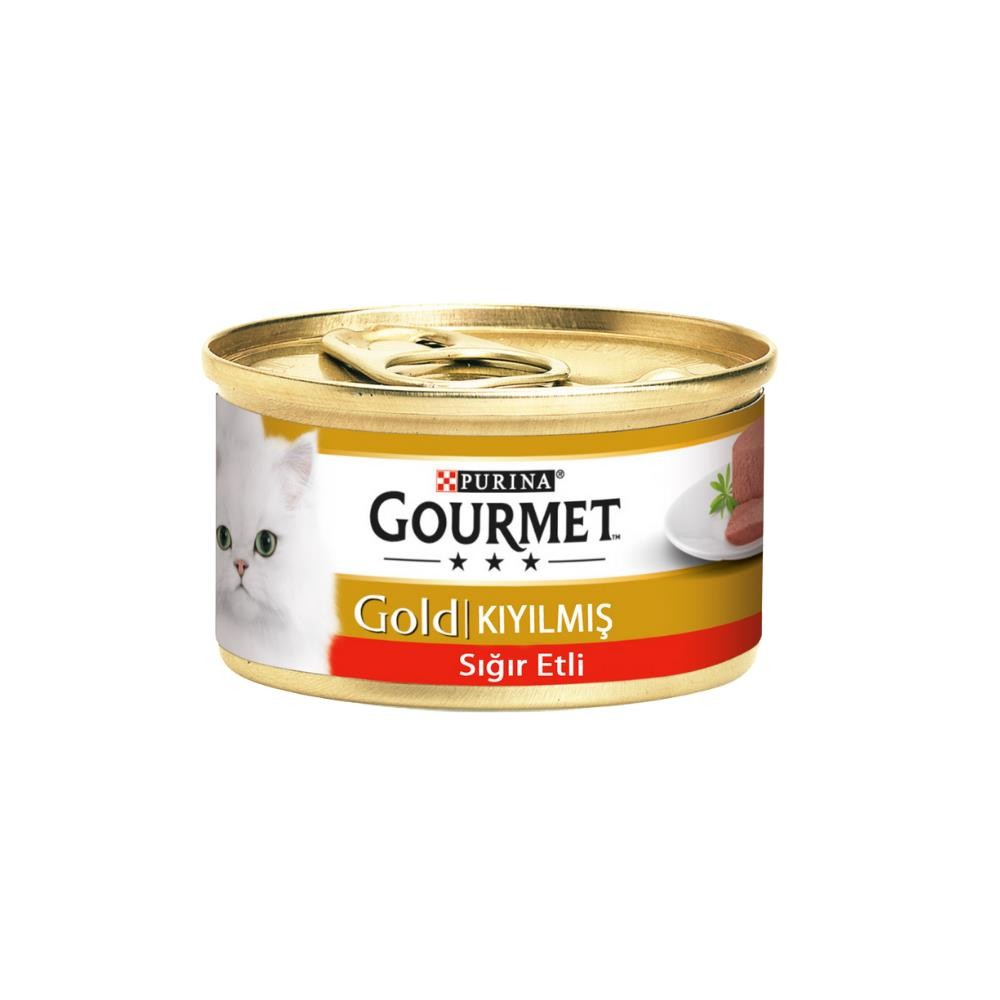 Gourmet Gold Kıyılmış Sığır Etli Kedi Konservesi 85 Gr