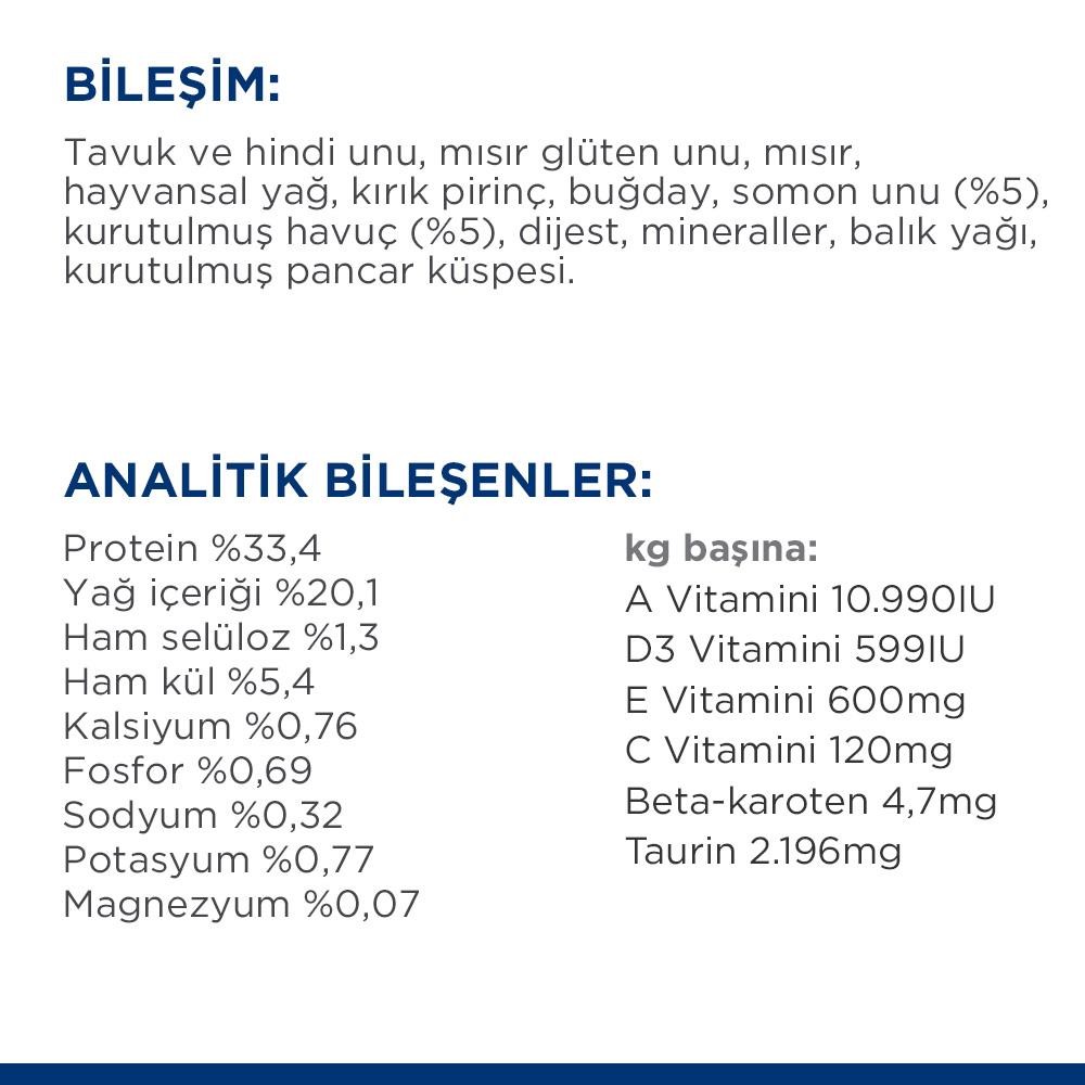Hill's Culinary Creations Somonlu Havuçlu Yetişkin Kedi Maması 1.5 Kg