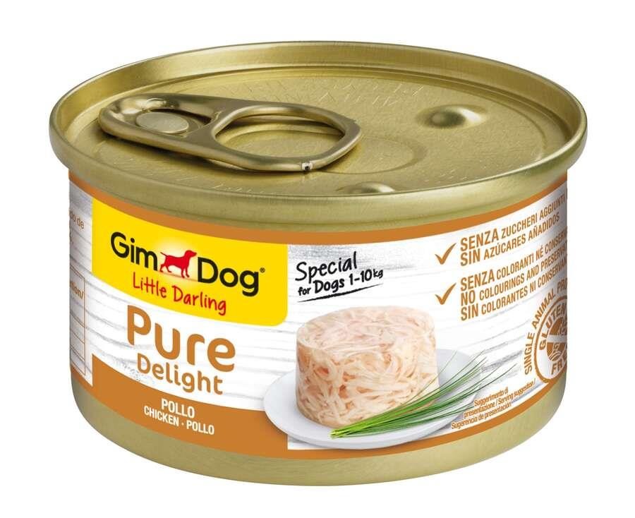 GimDog Pure Delight Tavuk Etli Yetişkin Köpek Konservesi 85 Gr