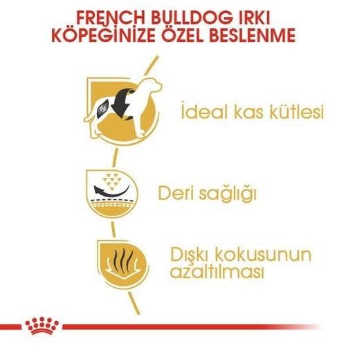 Royal Canin French Bulldog Yetişkin Köpek Maması 3 Kg