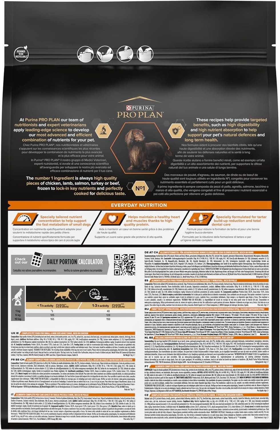 Pro Plan Tavuk Etli Küçük Irk Yetişkin Köpek Maması 3 Kg