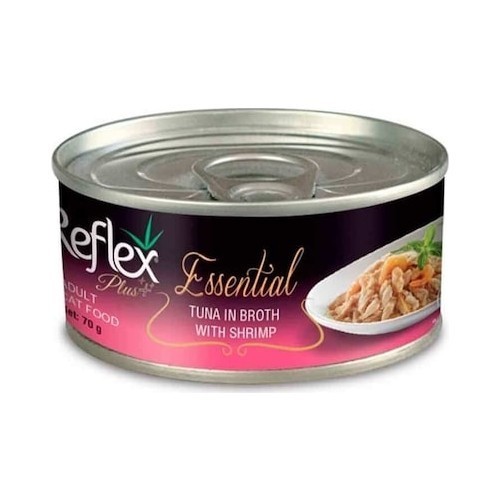 Reflex Plus Essential Ton Balıklı Karides Kedi Konservesi 70 Gr (24 Adet)