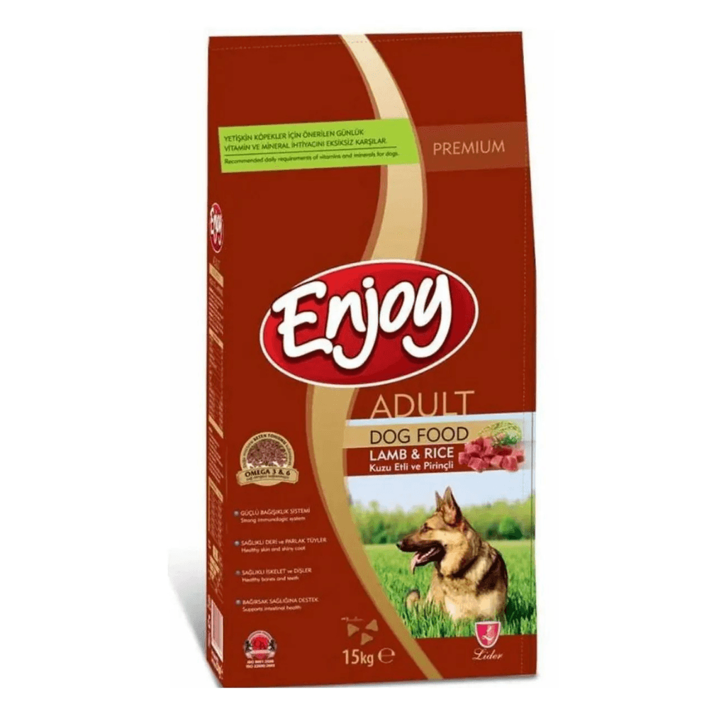 Enjoy Kuzu Etli Yetişkin Köpek Maması 10 Kg