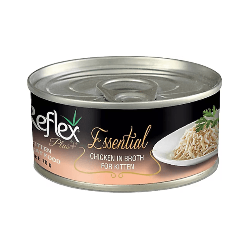 Reflex Plus Essential Tavuk Etli Yavru Kedi Konservesi 70 Gr (24 Adet)