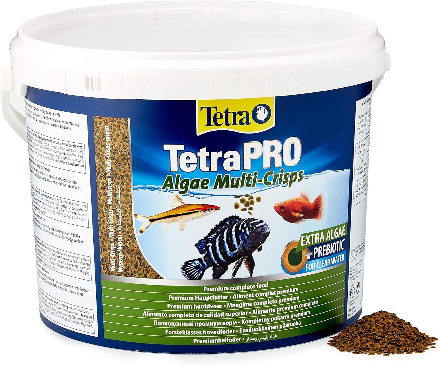 Tetra Pro Algae Crisps Balık Yemi 10 Lt/1900 Gr