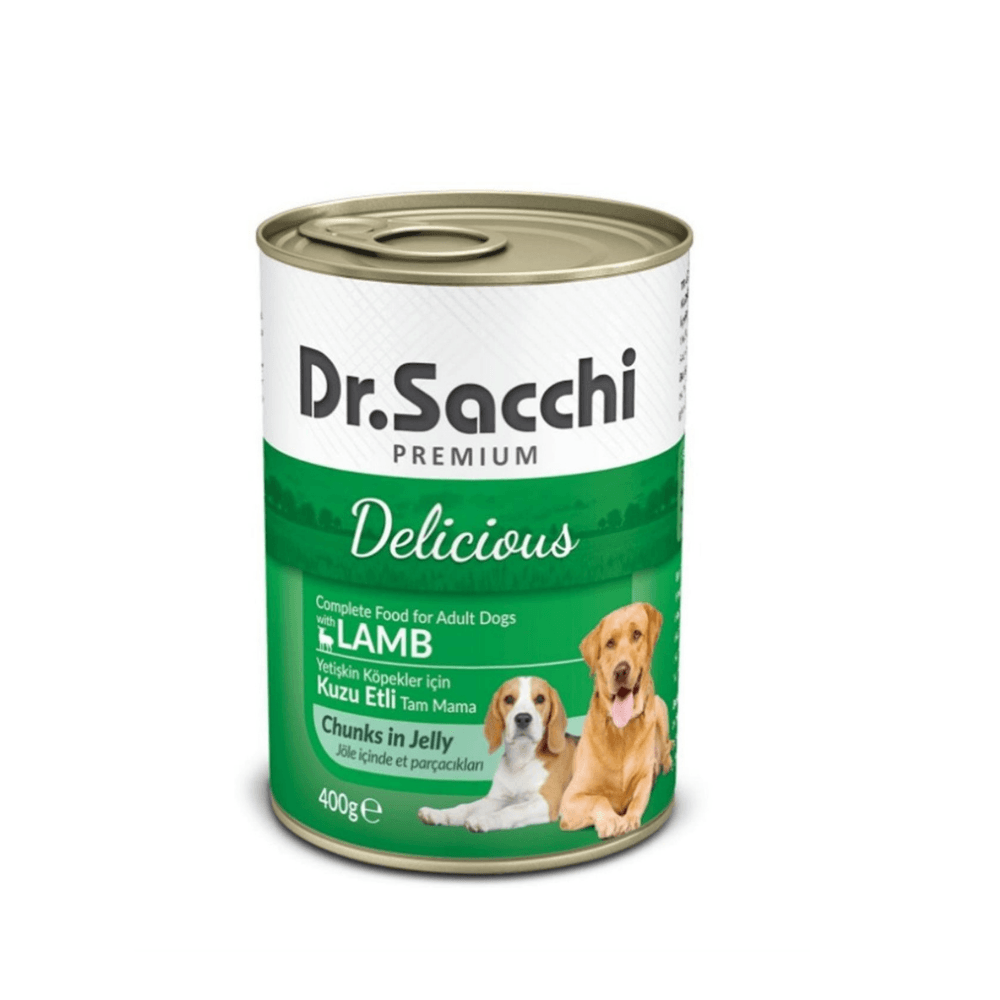 Dr.Sacchi Kuzu Etli Yetişkin Köpek Konservesi 400 Gr