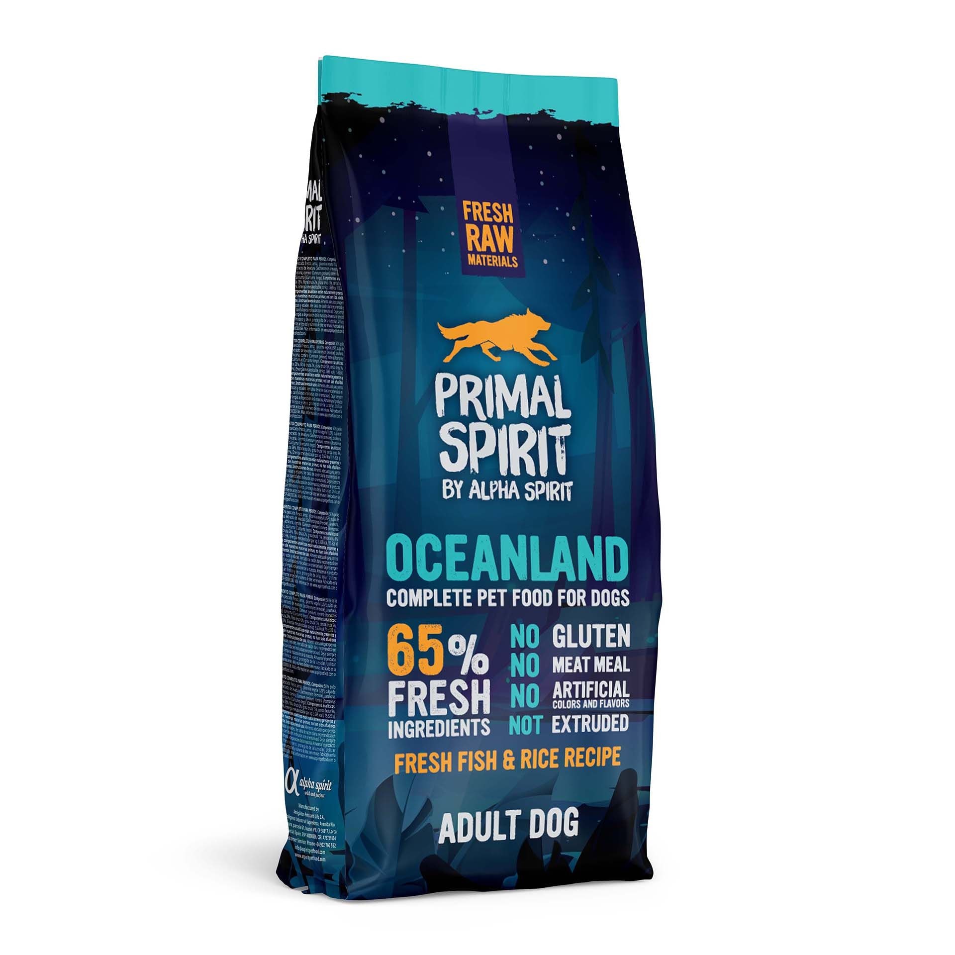 Primal Spirit %65 Oceanland Balıklı ve Tavuklu Yetişkin Köpek Maması 12 Kg