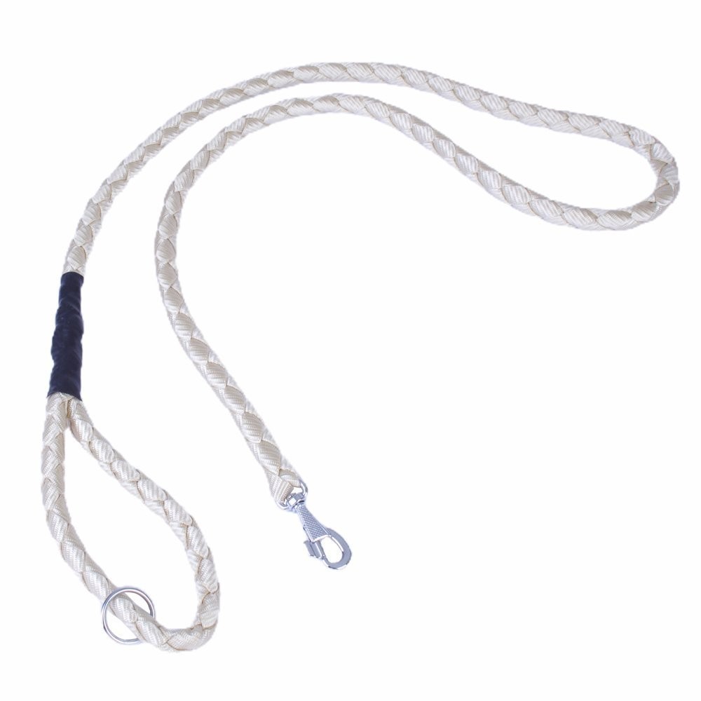 Doggie Dokumadan El Yapımı Örgülü Köpek Gezdirme Kayışı M-2x140 Cm K.Haki