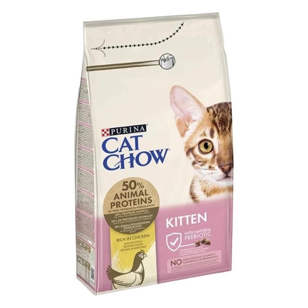 Cat Chow Tavuk Etli Yavru Kedi Maması 1.5 Kg