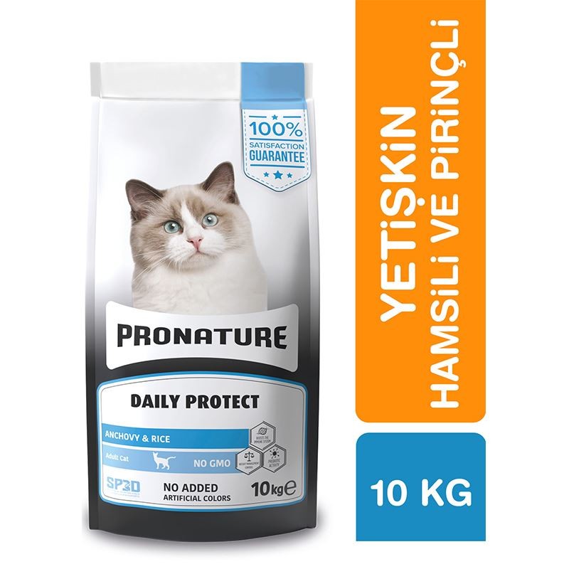 Pronature Hamsili ve Pirinçli Yetişkin Kedi Maması 10 Kg