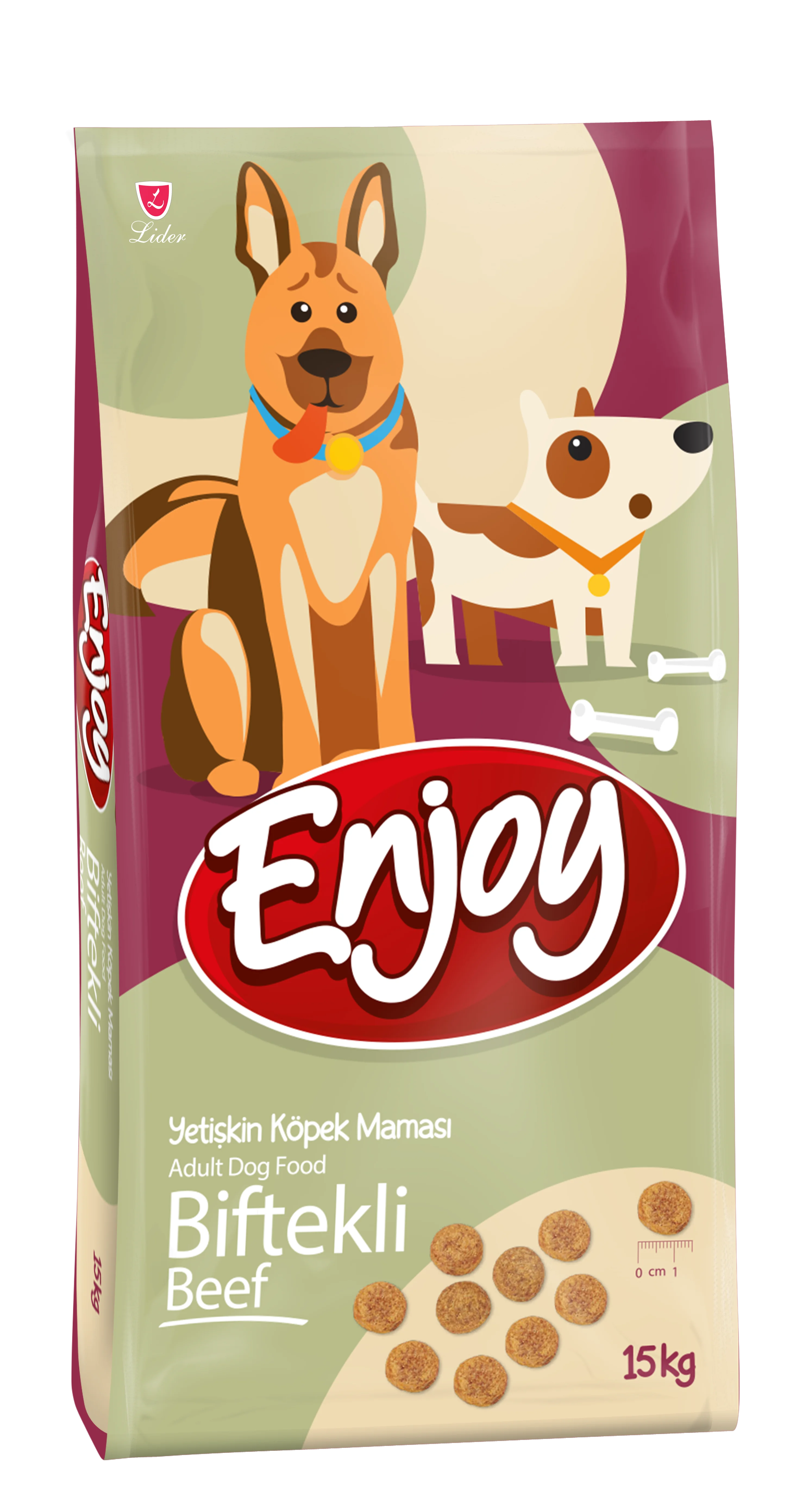 Enjoy Biftekli Yetişkin Köpek Maması 15 Kg