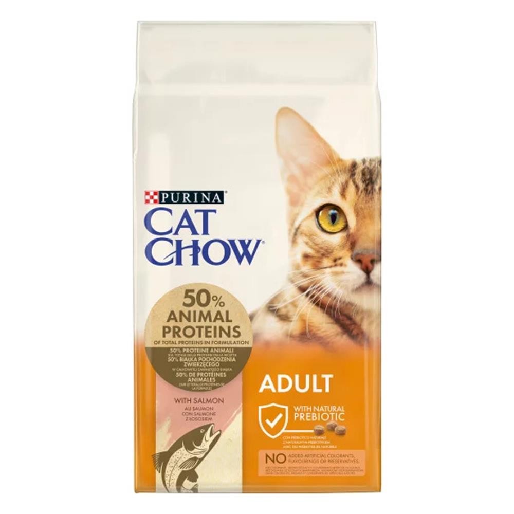 Cat Chow Somon Balıklı Yetişkin Kedi Maması 15 Kg