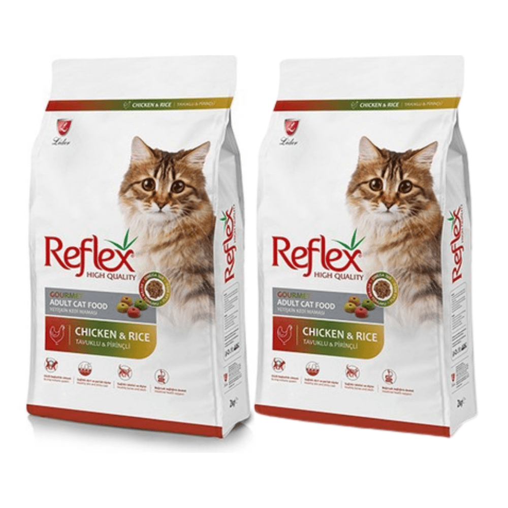 Reflex Multi Color Tavuk Etli Yetişkin Kedi Maması 2 Kg (2 Adet)
