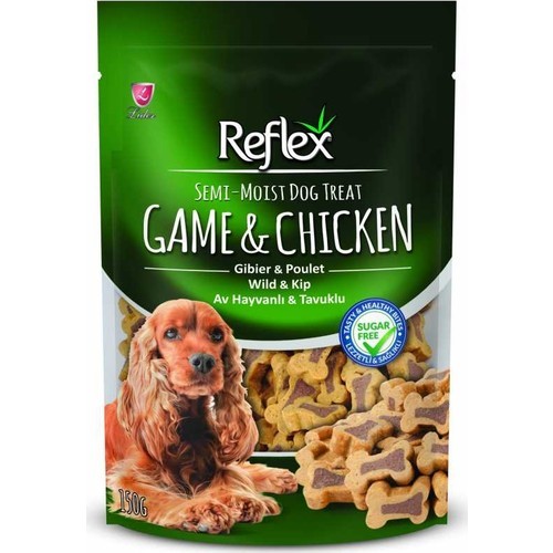 Reflex Av Hayvanlı & Tavuk Etli Yarı Yumuşak Ödül Maması 150 Gr