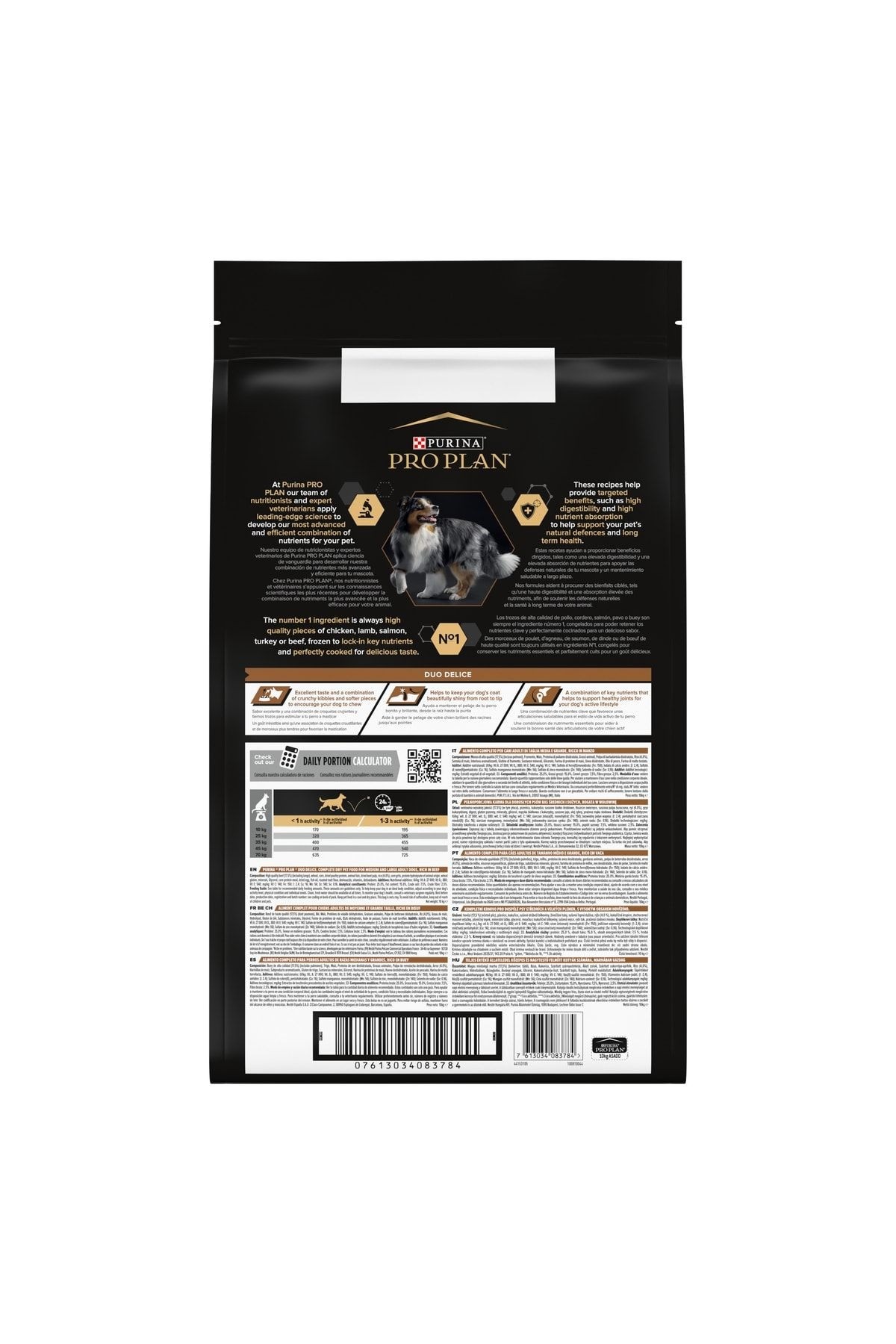 Pro Plan Duo Delice Sığır Etli Yetişkin Köpek Maması 10 Kg