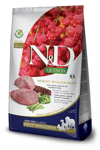 N&D Quinoa Tahılsız Weight Management Kuzu Etli Tüm Irk Köpek Maması 7 Kg