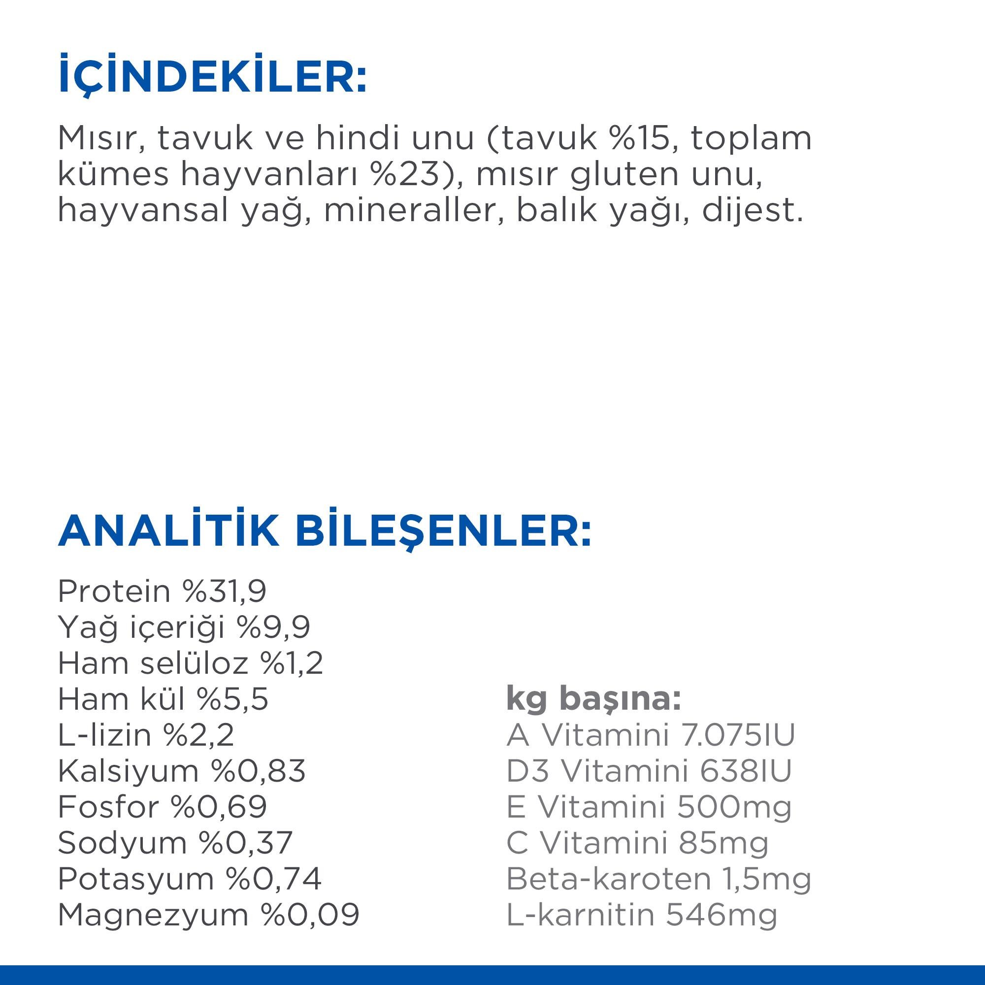 Hill's Sterilised Tavuk Etli Kısırlaştırılmış Kedi Maması 3 Kg