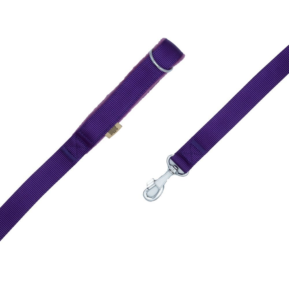 Doggie Polar Dokumadan El Yapımı Köpek Gezdirme Kayışı 2.5x120 Cm Mor