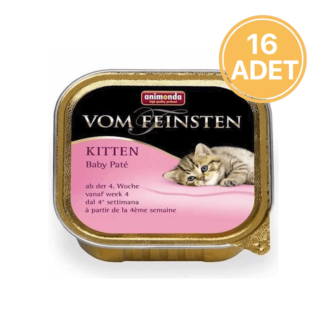 Animonda Vom Feinsten Karışık Etli Yavru Kedi Konservesi 100 Gr (16 Adet)