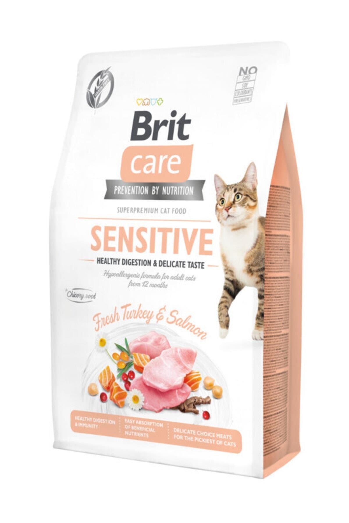 Brit Care Tahılsız Taze Hindili ve Somonlu  Kedi Maması 2 Kg