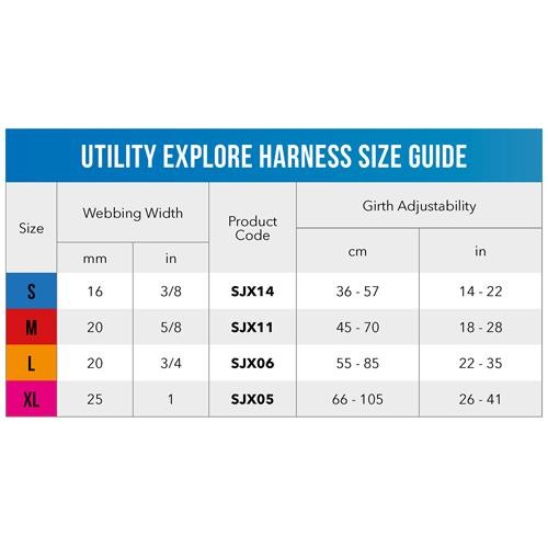 Rogz Utility Explore Tuig XL Rood Göğüs Tasması