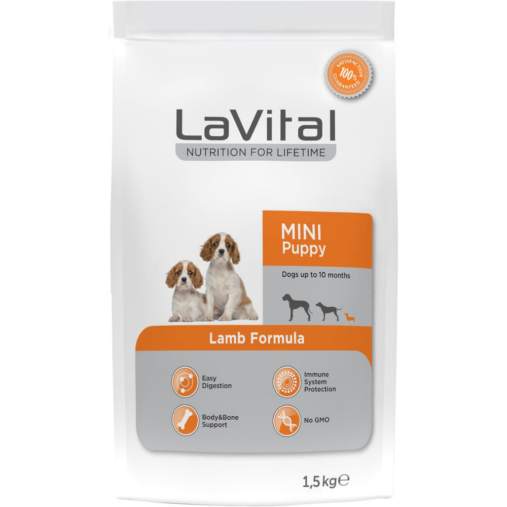 LaVital Kuzu Etli Küçük Irk Yavru Köpek Maması 1,5 Kg