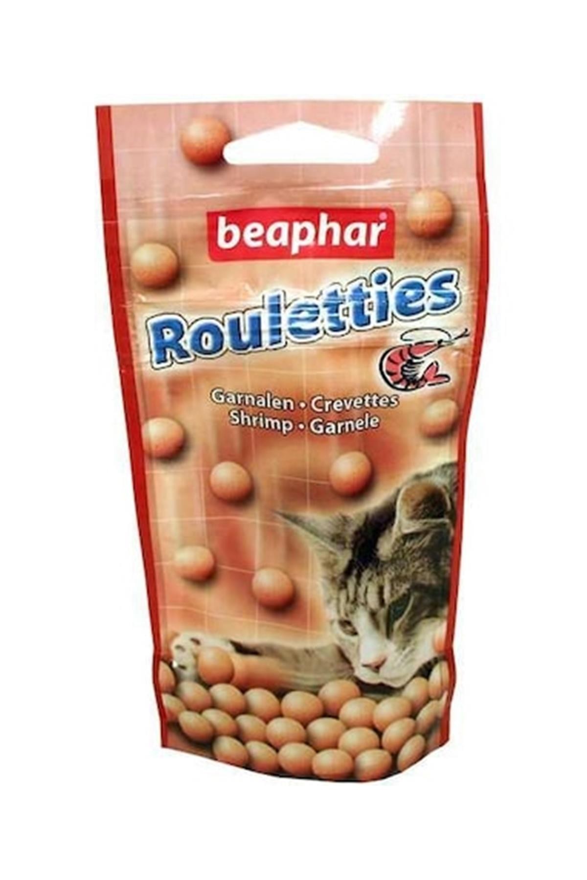 Beaphar Rouletties Karidesli Kedi Ödül Tableti 44.2 Gr (80 Adet)