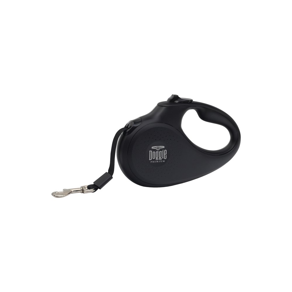 Doggie Master S Otomatik Tasma 5 M Siyah