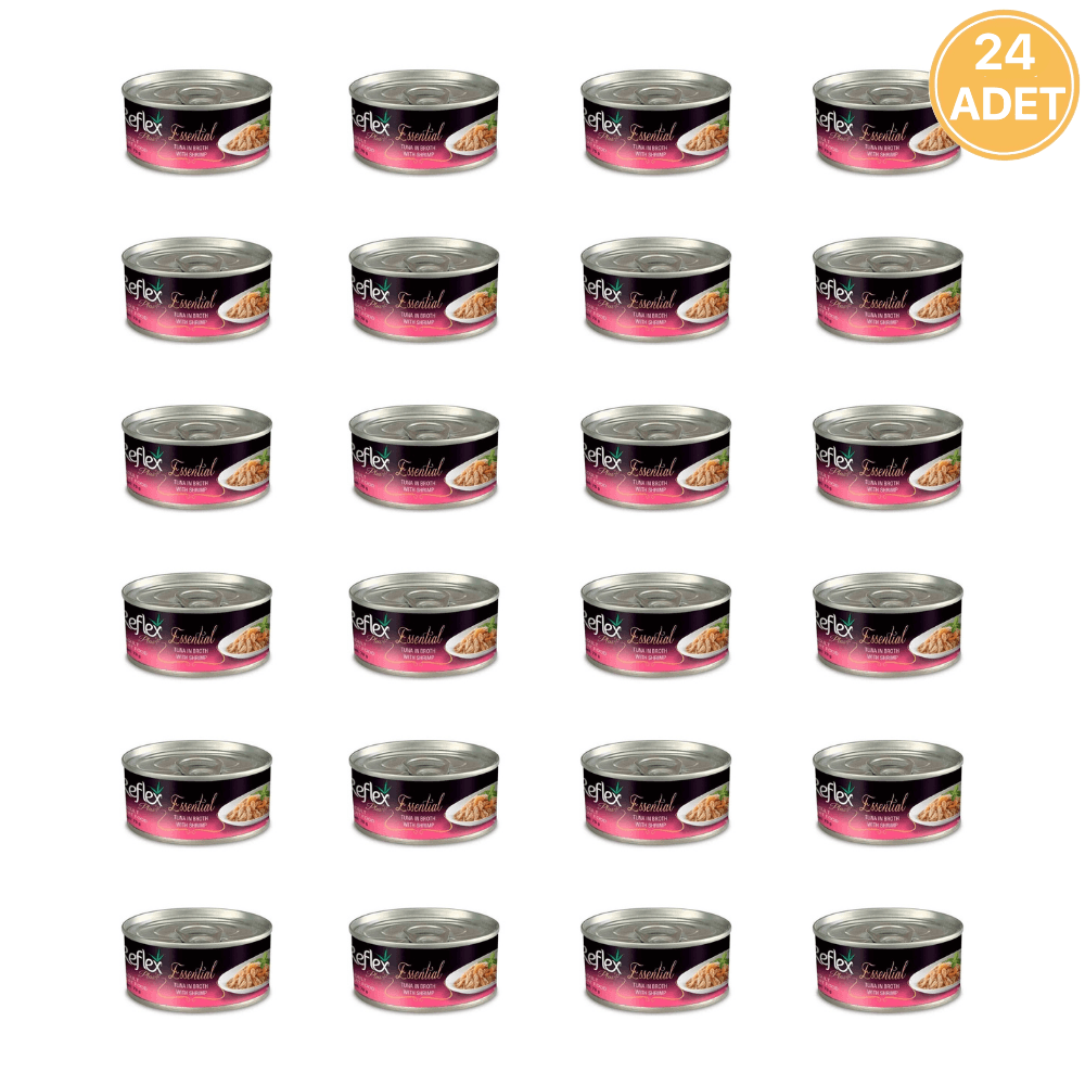 Reflex Plus Essential Ton Balıklı Karides Kedi Konservesi 70 Gr (24 Adet)
