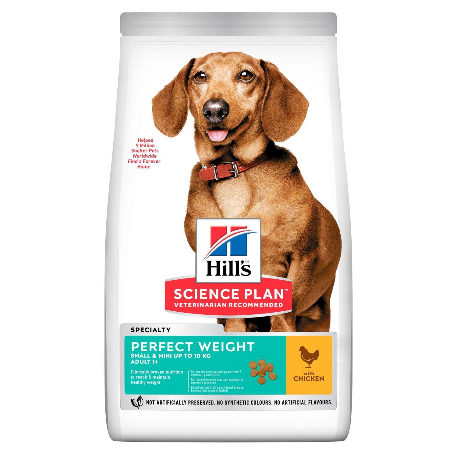 Hill's Perfect Weight Tavuk Etli Mini Küçük Irk Yetişkin Köpek Maması 1.5 Kg