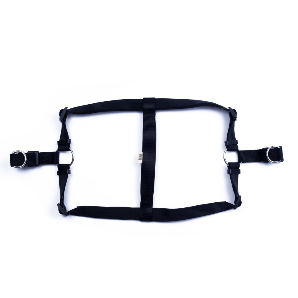 Doggie Comfort Ronin Yumuşak Dokuma Göğüs Tasması XL 2.5x65-75 Cm Siyah