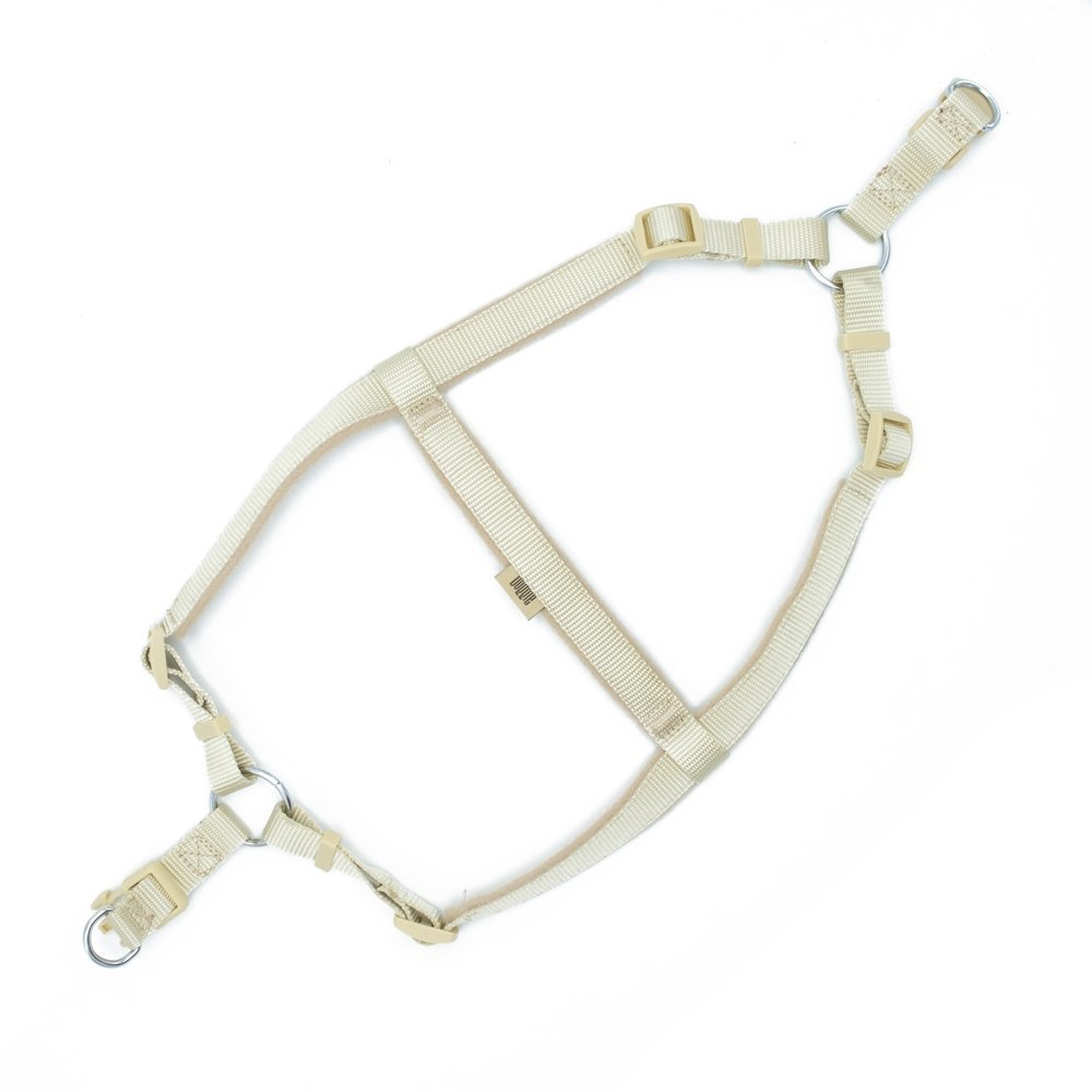 Doggie Polar Dokumadan El Yapımı Ronin Model Köpek Göğüs Tasması L-2x55-65 Cm K.Haki