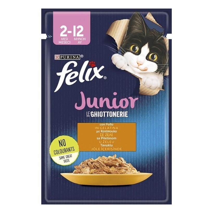 Felix Tavuk Etli Konserve Yavru Kedi Maması 85 Gr