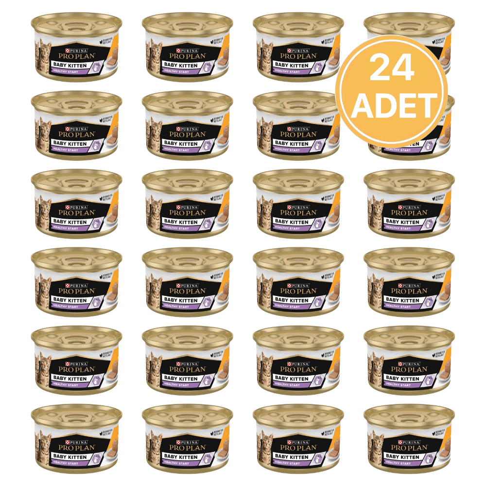 Pro Plan Baby Kitten Tavuk Etli Yavru Kedi Konservesi 85 Gr (24 Adet)