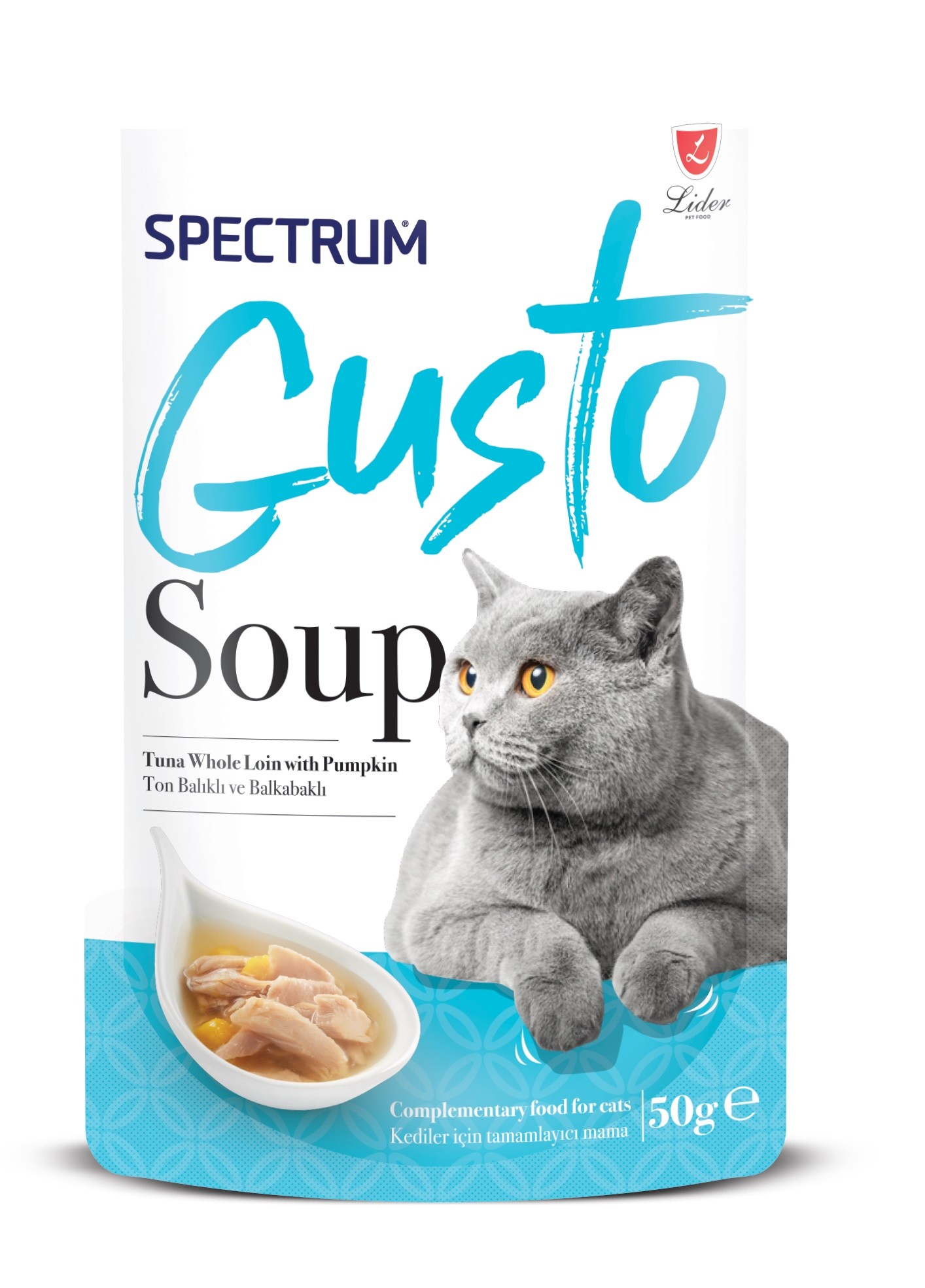 Spectrum Gusto Ton Balıklı Ve Balkabaklı Kedi Çorba 50 Gr