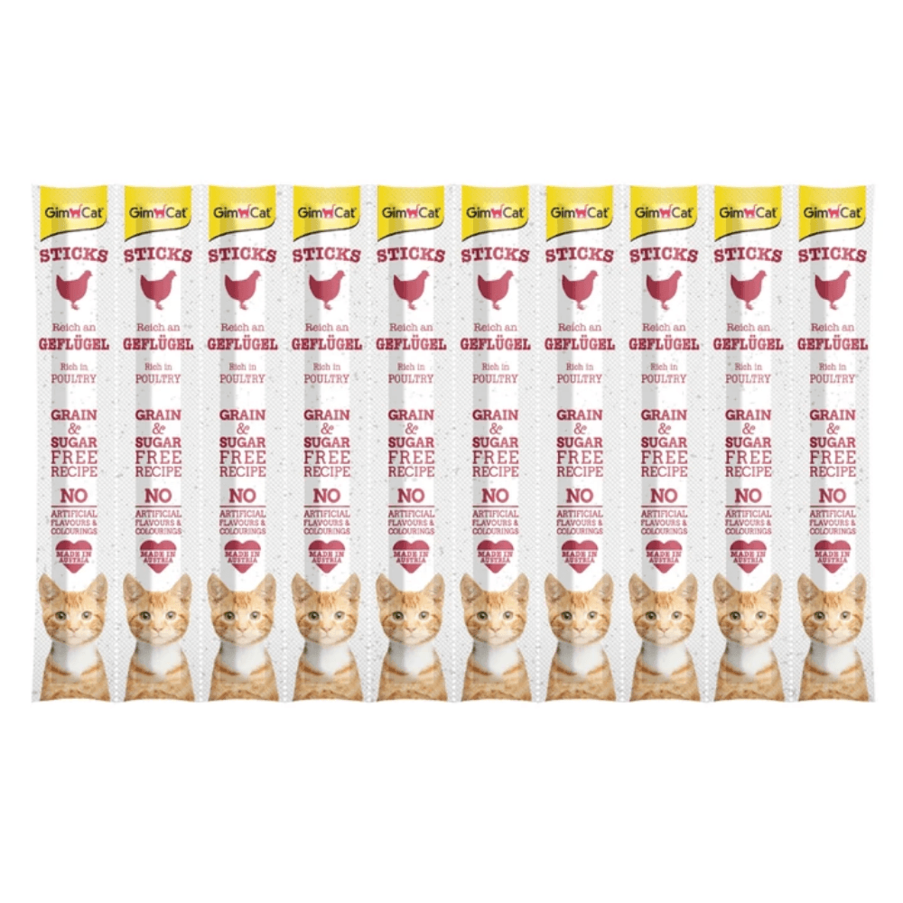 GimCat Sticks Kedi Ödülü Karışık Paket 10 x 5 Gr ( 4 ÇEŞİT)