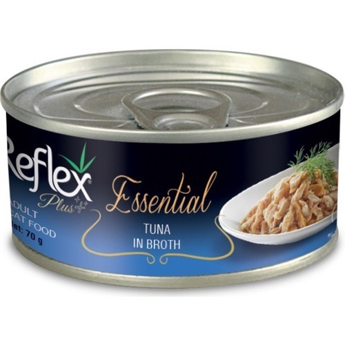 Reflex Plus Essential Atlantik Ton Balıklı Yetişkin Kedi Konservesi 70 Gr (24 Adet)