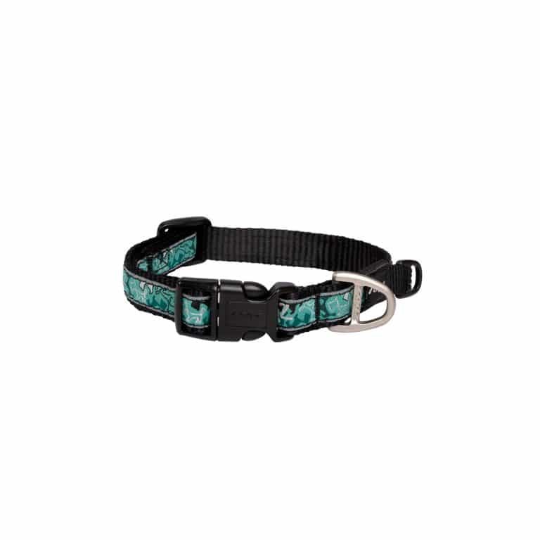 Rogz Fancy Dress Halsband M Mint Dog-Black Boyun Tasması