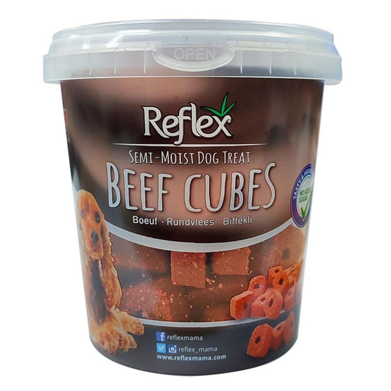 Reflex Semi Moist Biftekli Küp Köpek Ödül Maması 500 Gr