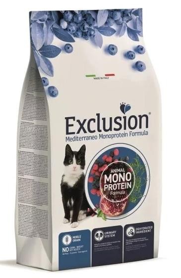 Exclusion Monoprotein Ton Balıklı Düşük Tahıllı Yetişkin Kedi Maması 12 Kg