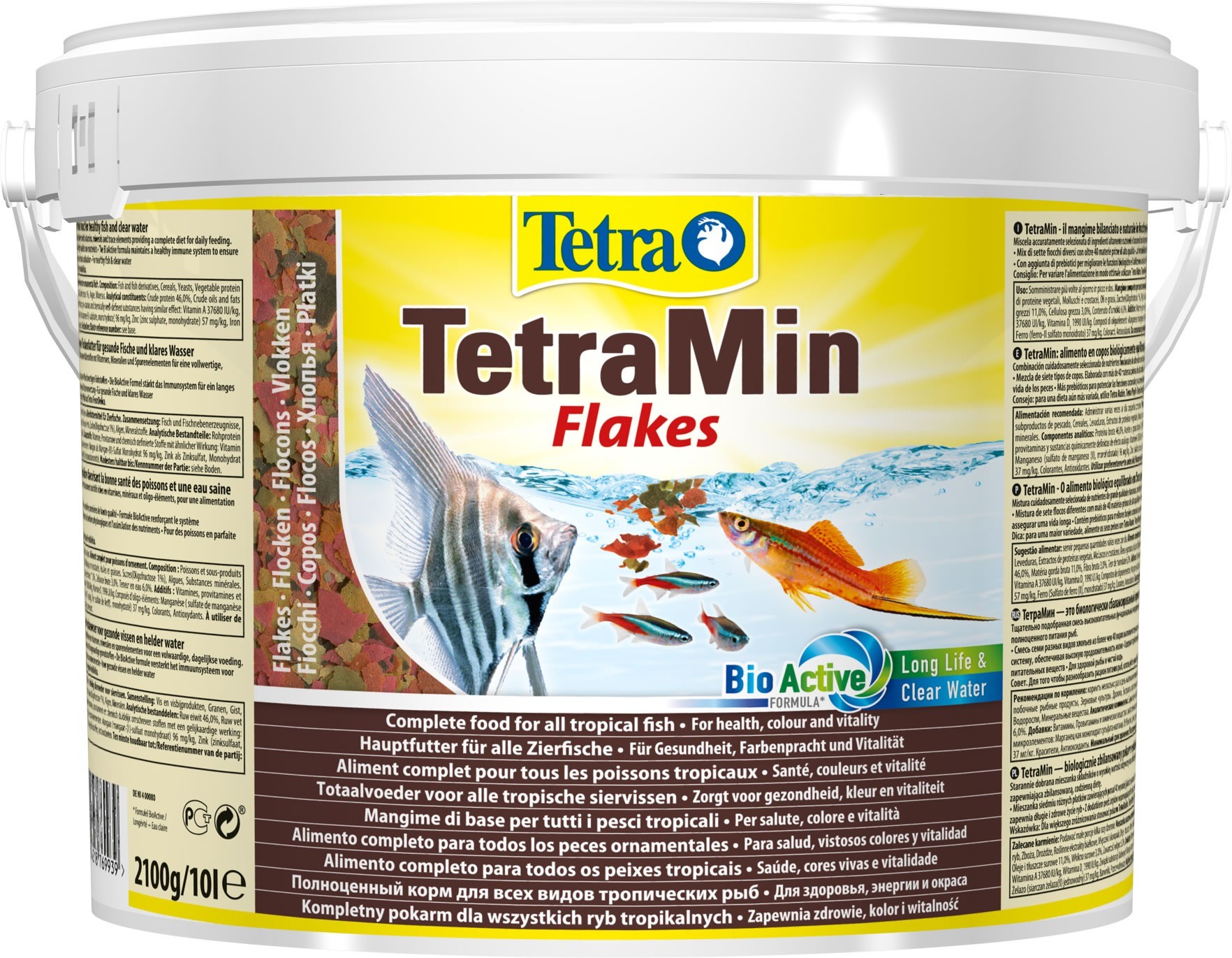TetraMin Flakes Pul Balık Yemi 10 Lt/2100 Gr
