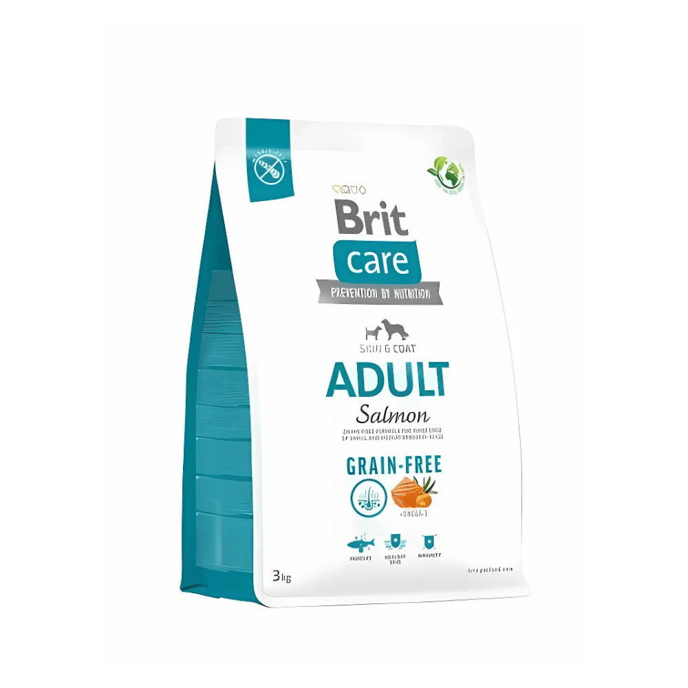 Brit Care Tüm Irklar için Somonlu ve Patatesli Tahılsız Yetişkin Köpek Maması 3 Kg