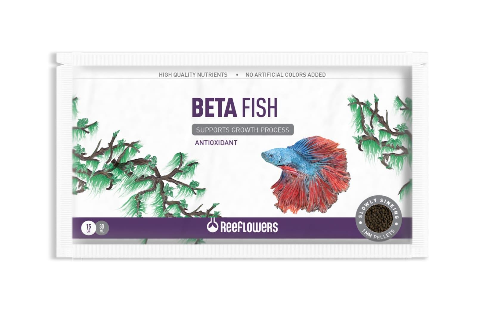 ReeFlowers Betta Fish Balık Yemi 15 Gr