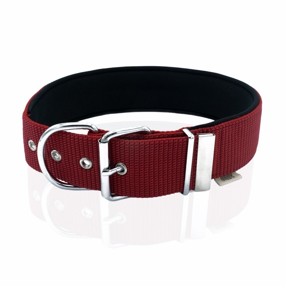 Doggie Comfort Yumuşak Dokuma Köpek Boyun Tasması S 5x50-60 Cm Kırmızı